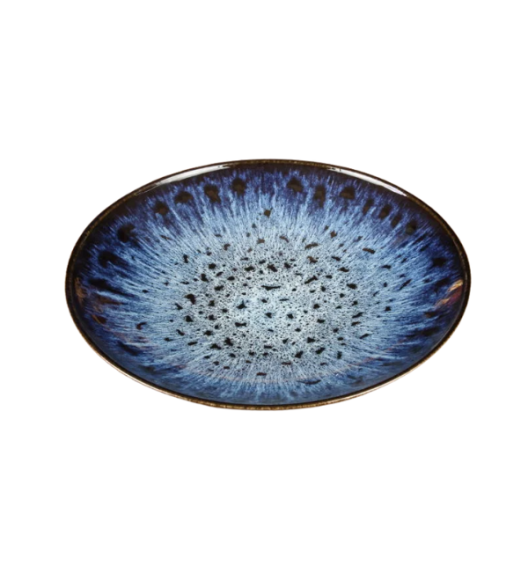 LUBIANA STONEWARE COSMOS / BOSS / 12x Talerz obiadowy 27 cm / odcień niebieskiego