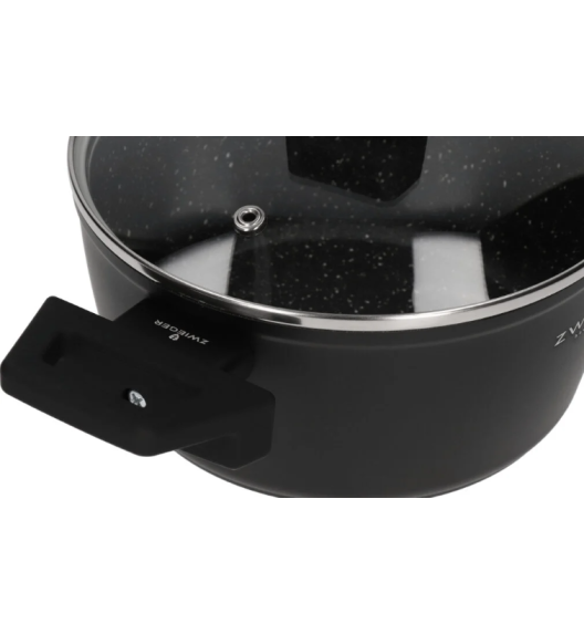 ZWIEGER FORTE Komplet garnków z pokrywkami / 16, 18, 20, 24 cm + Patelnie 20, 24, 28 cm + Pokrywki