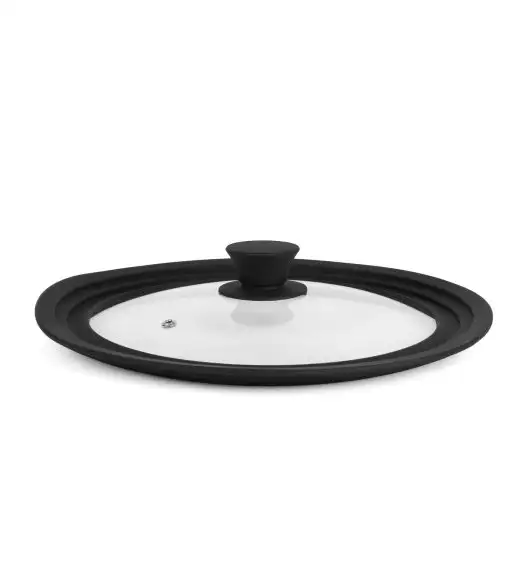 ZWIEGER FORTE Komplet patelnia aluminiowa 28 cm / powłoka granitowa PFLUON + pokrywka silikonowa