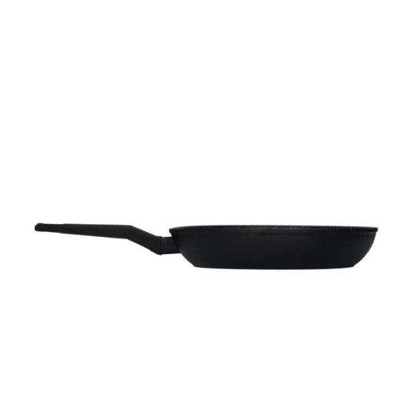 ZWIEGER FORTE Komplet patelnia aluminiowa 28 cm / powłoka granitowa PFLUON + pokrywka silikonowa