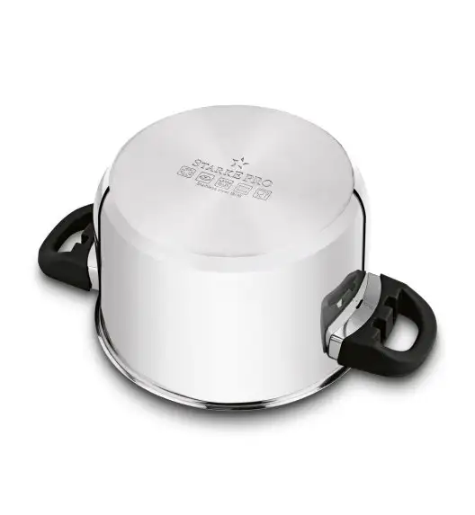 STARKE PRO SANTE Zestaw garnków nierdzewnych z pokrywkami 8 el / indukcja