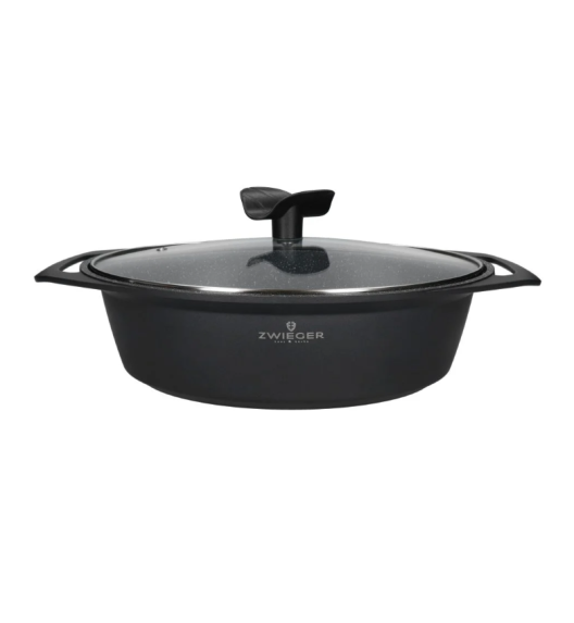 ZWIEGER VESNA Komplet garnków 6 el z pokrywkami 20, 24, 28 cm + Rondel 16 cm + Patelnie 20, 28 cm + Brytfanna 33 cm / indukcja