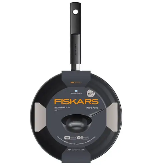 FISKARS HARD FACE 1075523 Wok 28 cm / powłoka Ceratec™ Superior