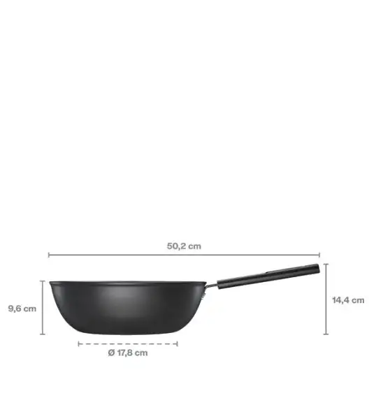 FISKARS HARD FACE 1075523 Wok 28 cm / powłoka Ceratec™ Superior
