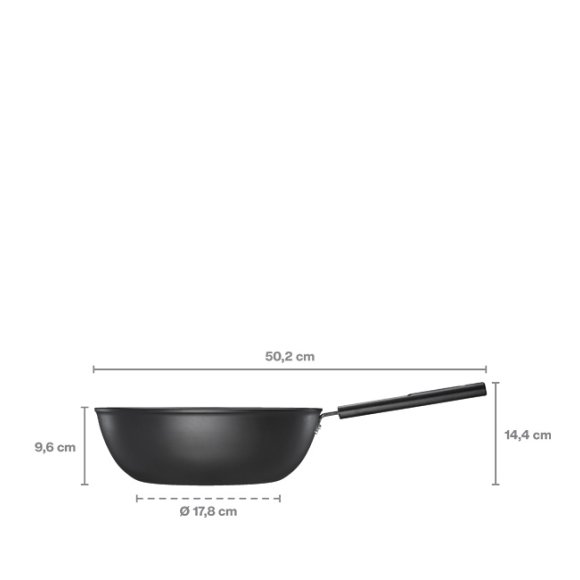 FISKARS HARD FACE 1075523 Wok 28 cm / powłoka Ceratec™ Superior