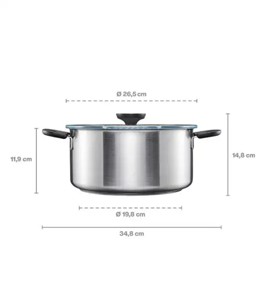 FISKARS FUNCTIONAL FORM 1072317 Garnek 5 l z pokrywką