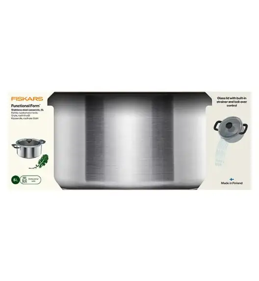 FISKARS FUNCTIONAL FORM 1072317 Garnek 5 l z pokrywką