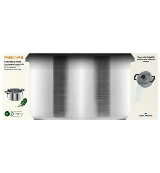 FISKARS FUNCTIONAL FORM 1072318 Garnek 7 l z pokrywką