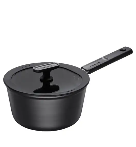 FISKARS HARD FACE Komplet garnki z pokrywkami 8 el / powłoka Ceratec™ Superior