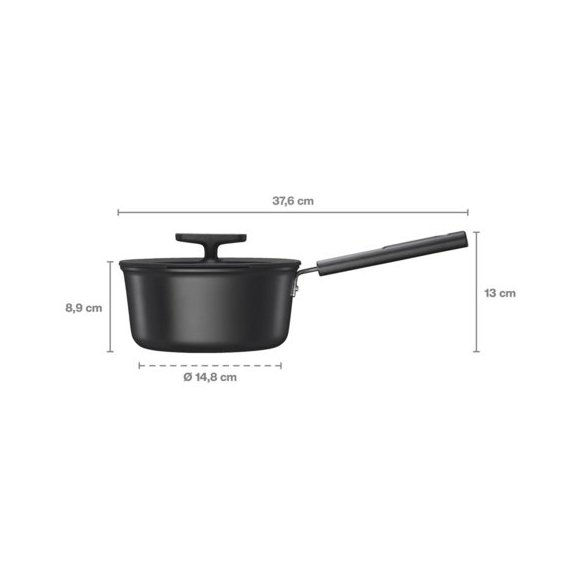 FISKARS HARD FACE Komplet garnki z pokrywkami 8 el + Patelnie 20, 24, 28 cm + naleśnikowa / powłoka Ceratec™ Superior