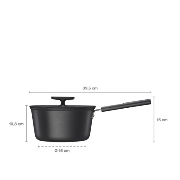 FISKARS HARD FACE Komplet garnki z pokrywkami 8 el + Patelnie 20, 24, 28 cm + naleśnikowa / powłoka Ceratec™ Superior
