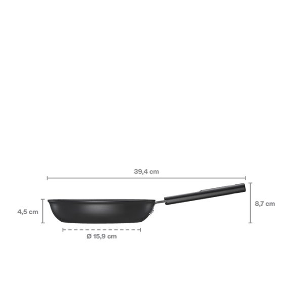 FISKARS HARD FACE Komplet patelnie 20, 24, 28 cm / powłoka Ceratec™ Superior