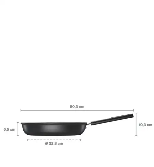 FISKARS HARD FACE Komplet patelnie 20, 24, 28 cm / powłoka Ceratec™ Superior