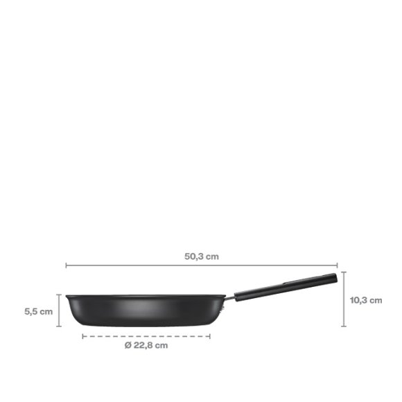 FISKARS HARD FACE Komplet patelnie 20, 24, 28 cm / powłoka Ceratec™ Superior