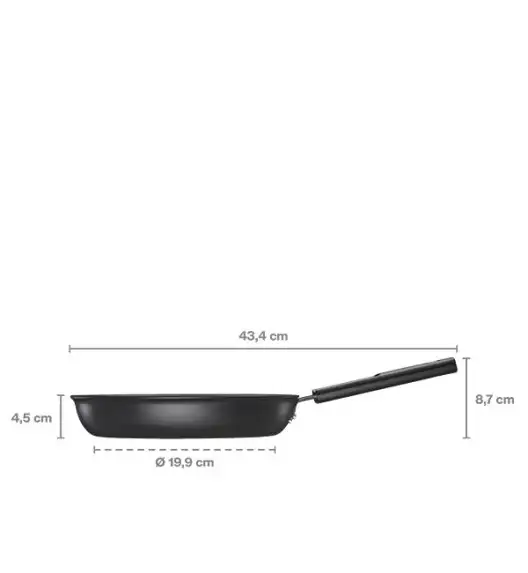 FISKARS HARD FACE Komplet patelnie 20, 24, 28 cm + pokrywki silikonowe TADAR + naleśnikowa / powłoka Ceratec™ Superior