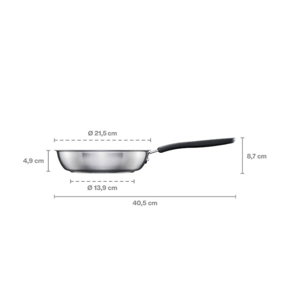 FISKARS FUNCTIONAL FORM Komplet patelni 20, 24, 28 cm + pokrywki TADAR + Patelnia szefa / powłoka Ceratec™