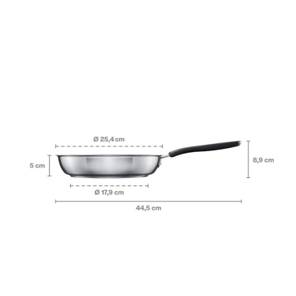 FISKARS FUNCTIONAL FORM Komplet patelni 20, 24, 28 cm + pokrywki TADAR + Patelnia szefa / powłoka Ceratec™
