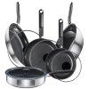 FISKARS FUNCTIONAL FORM Komplet patelni 20, 24, 28 cm + pokrywki TADAR + Patelnia szefa + Wok / powłoka Ceratec™