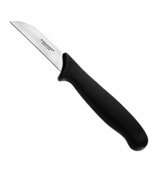 FISKARS ESSENTIAL Komplet 5 noży (kuchenne +do warzyw) w pudełku | stal nierdzewna HRC 53 + Skrobaczka ESSENTIAL