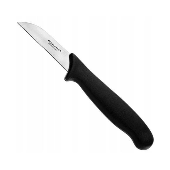 FISKARS ESSENTIAL Komplet 8 noży (kuchenne +do warzyw +do obierania) w pudełku | stal nierdzewna + Skrobaczka ESSENTIAL