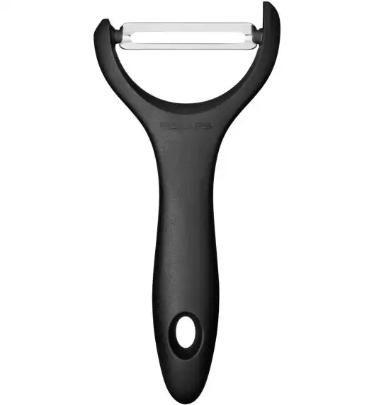 FISKARS ESSENTIAL Komplet 6 noży (do warzyw i do obierania) / stal nierdzewna HRC 53 + Ostrzałka + Skrobaczka ESSENTIAL