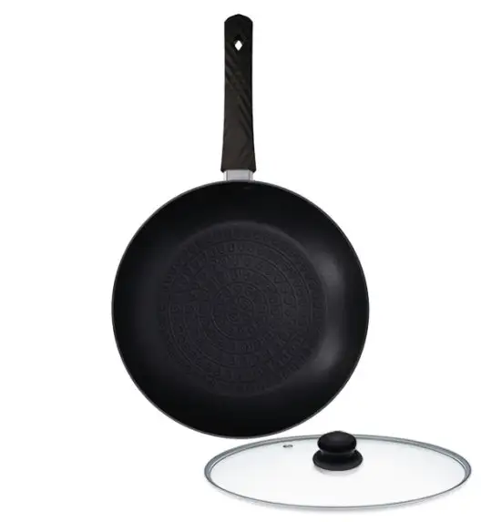 ZWIEGER LOVRO Patelnia 28 cm + pokrywka | aluminium | powłoka PFLUON indukcja