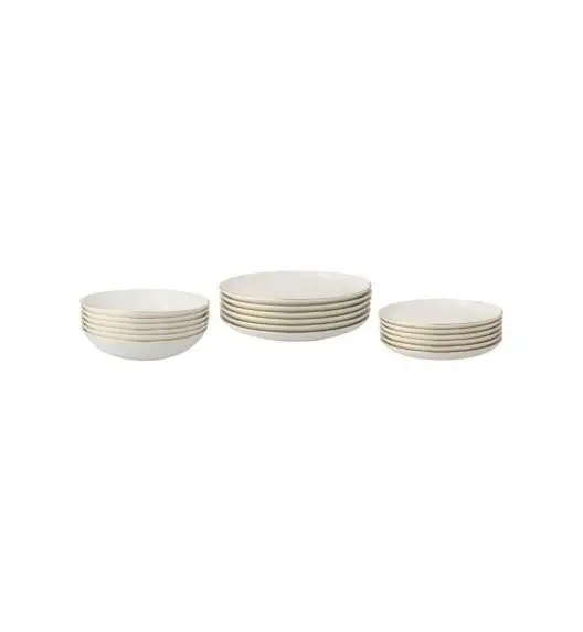 CHODZIEŻ CITY GL90 ZŁOTY ŚWIT Serwis obiadowy 18 el / 6 osób / porcelana