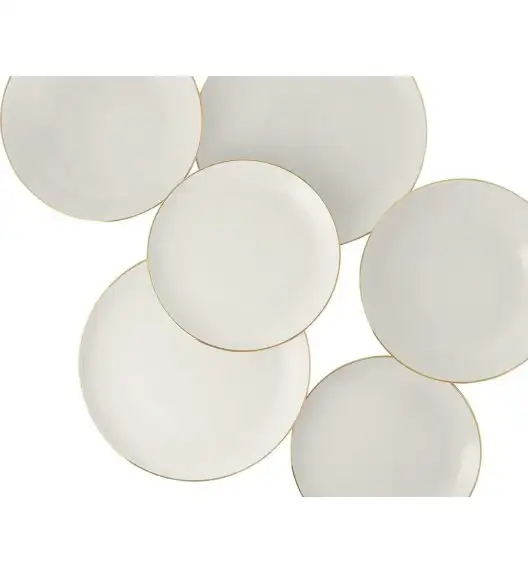 CHODZIEŻ CITY GL90 ZŁOTY ŚWIT Serwis obiadowy 18 el / 6 osób / porcelana