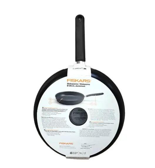 FISKARS KITCH'N 1055650 Patelnia 28 cm + pokrywka TADAR / powłoka nieprzywierająca