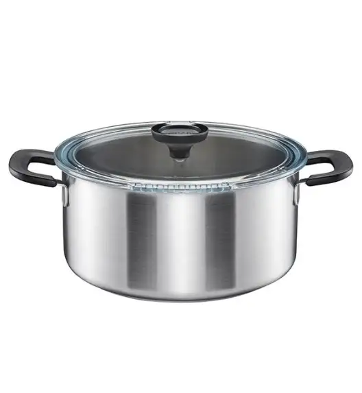 FISKARS FUNCTIONAL FORM Komplet garnki z pokrywkami 8 el + Patelnia KITCH'N 28 cm + pokrywka TADAR