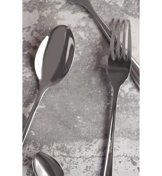 AMBITION SIENA Sztućce Komplet 144 el w walizce dla 24 osób / stal