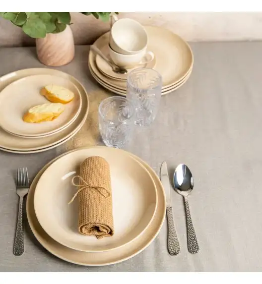 AMBITION BUBBLE Sztućce Komplet 24 el w pudełku / 6 osób / połysk