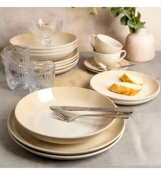 AMBITION BUBBLE Sztućce Komplet 24 el w pudełku / 6 osób / połysk