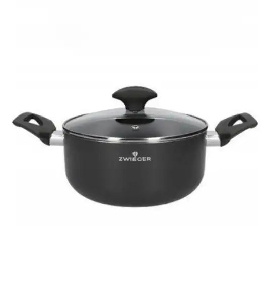 ZWIEGER CORTO Garnek 20 cm z pokrywką | aluminium | powłoka ceramiczna | indukcja