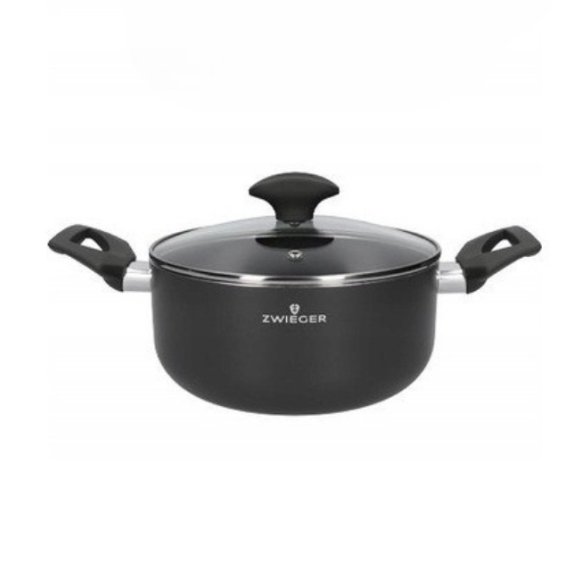 ZWIEGER CORTO Garnek 20 cm z pokrywką | aluminium | powłoka ceramiczna | indukcja