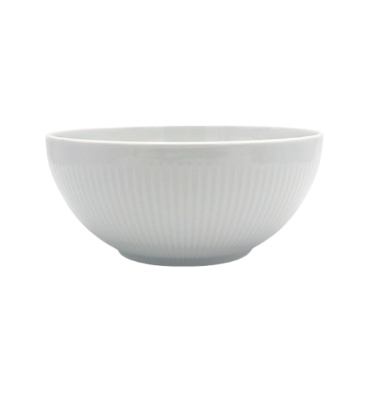 LUBIANA SOLO BIAŁA | Salaterka 25,5 cm | biała porcelana | luz