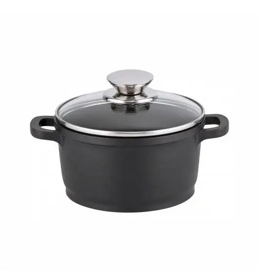 WYPRZEDAŻ! ELO ALUCAST Garnek z pokrywką 16 cm / 1,5 L / aluminium / indukcja