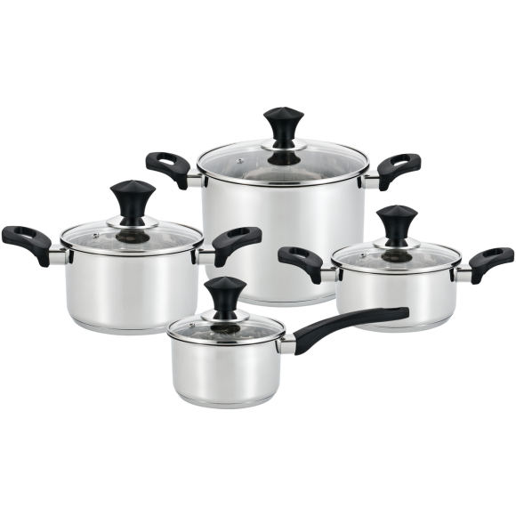 WYPRZEDAŻ! AMEFA SAHARA Komplet garnków 10 elementów / stal nierdzewna