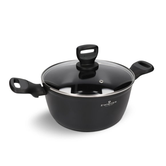 ZWIEGER STIGA Garnek 24 cm | aluminium | powłoka ceramiczna | indukcja