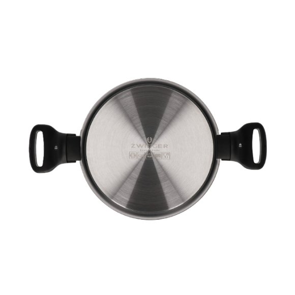 ZWIEGER STIGA Garnek 24 cm | aluminium | powłoka ceramiczna | indukcja