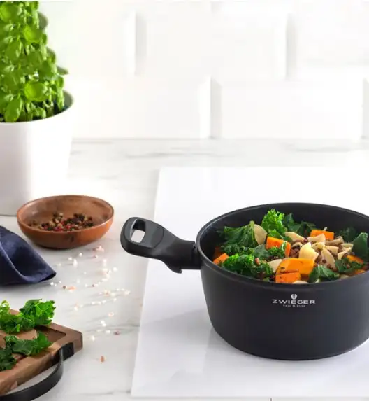 ZWIEGER STIGA Garnek 24 cm | aluminium | powłoka ceramiczna | indukcja