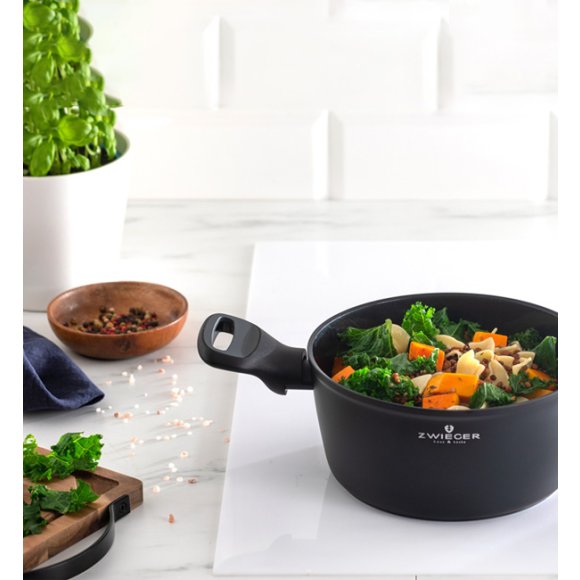 ZWIEGER STIGA Garnek 24 cm | aluminium | powłoka ceramiczna | indukcja