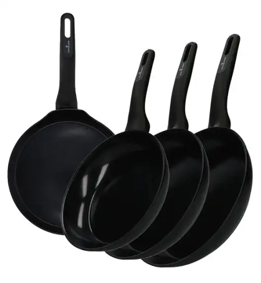 ZWIEGER STIGA Komplet Patelnie 20, 24, 28 cm + patelnia naleśnikowa | aluminium | powłoka ceramiczna | indukcja