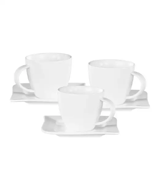 AMBITION CHIARO Serwis kawowy 12 elementów dla 6 osób / porcelana