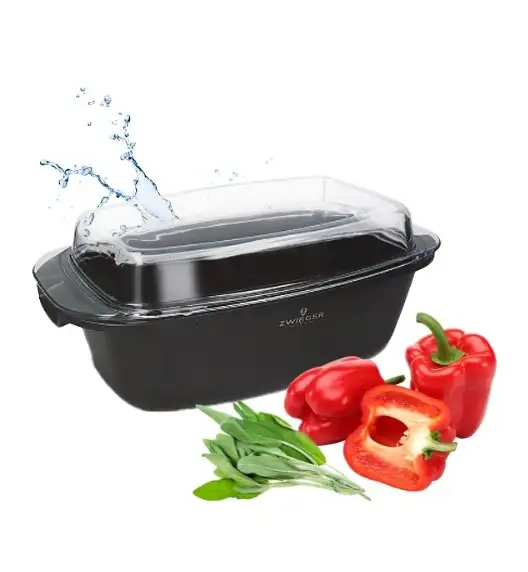 ZWIEGER PRACTI PLUS Brytfanna 32 cm + dwufunkcyjna pokrywa / 5,2 l / non-stick
