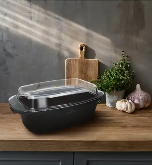 ZWIEGER PRACTI PLUS Brytfanna 32 cm + dwufunkcyjna pokrywa / 5,2 l / non-stick