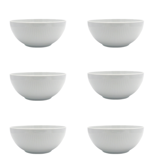 LUBIANA SOLO Salaterka 21 cm | biała porcelana | luz x 6 SZT. 