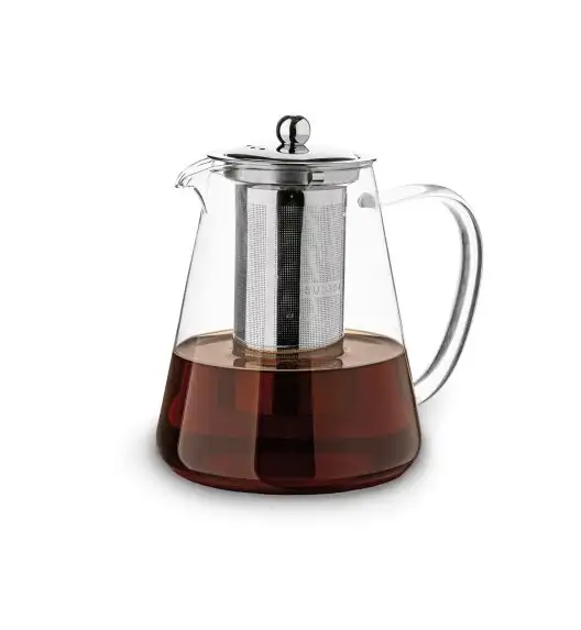 KönigHOFFER TIBI Dzbanek do herbaty z zaparzaczem 1,3 l / szkło borokrzemowe
