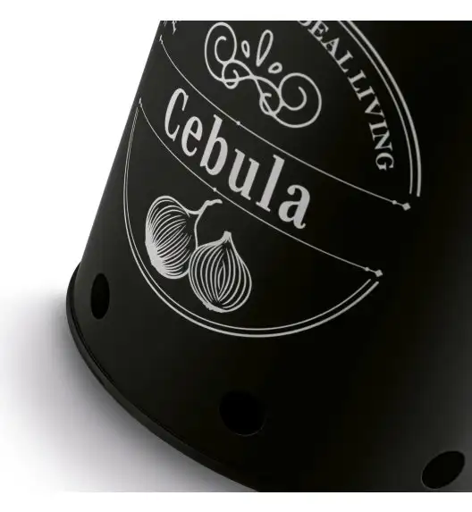 TADAR Zestaw trzech kuchennych pojemników do przechowywania / ziemniaki, cebula, czosnek