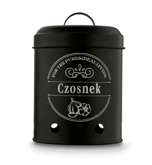 TADAR Zestaw trzech kuchennych pojemników do przechowywania / ziemniaki, cebula, czosnek